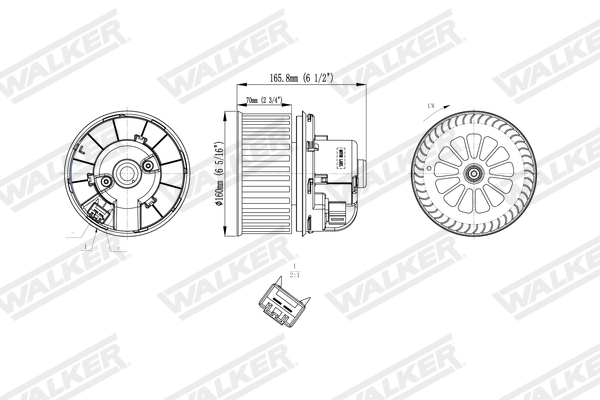 Walker Interieurventilatie WBL01454