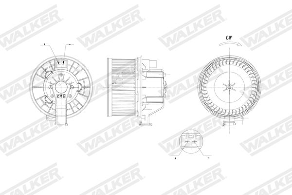 Walker Interieurventilatie WBL01455