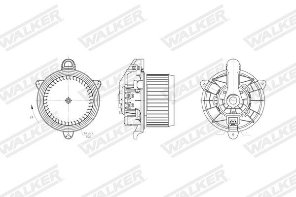 Walker Interieurventilatie WBL01456