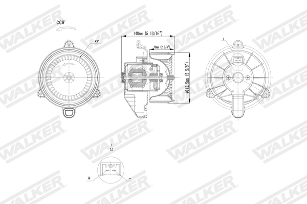 Walker Interieurventilatie WBL01457