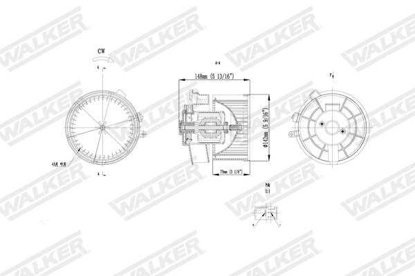 Walker Interieurventilatie WBL01458