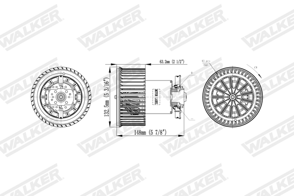 Walker Interieurventilatie WBL01459