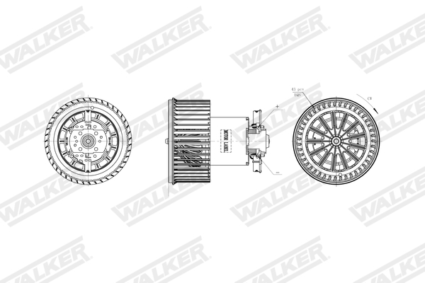 Walker Interieurventilatie WBL01459