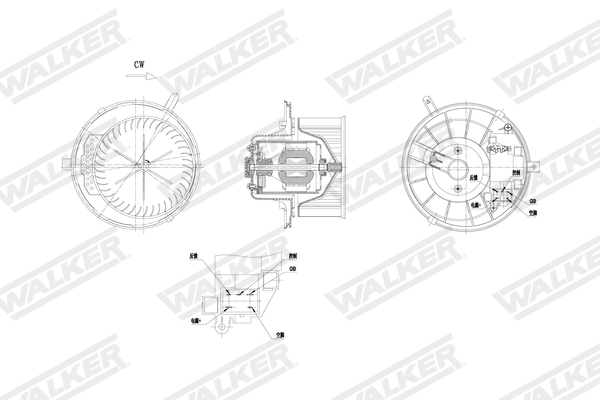 Walker Interieurventilatie WBL01460