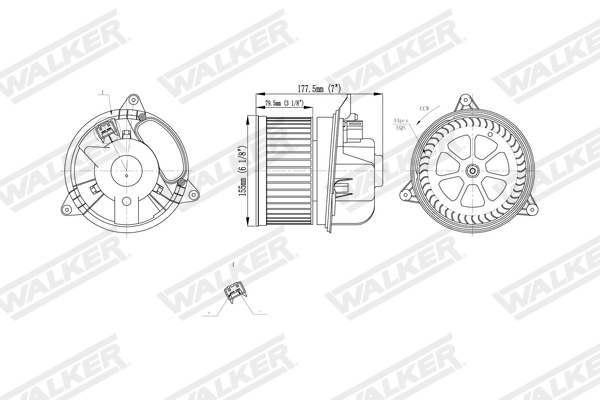 Walker Interieurventilatie WBL01461