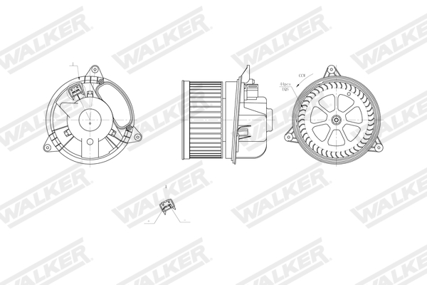 Walker Interieurventilatie WBL01461
