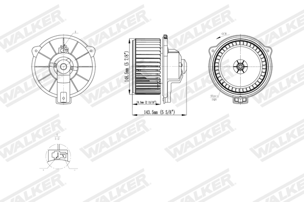 Walker Interieurventilatie WBL01462