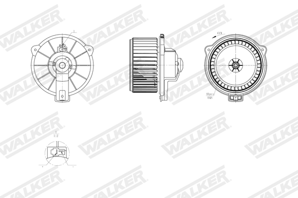 Walker Interieurventilatie WBL01462