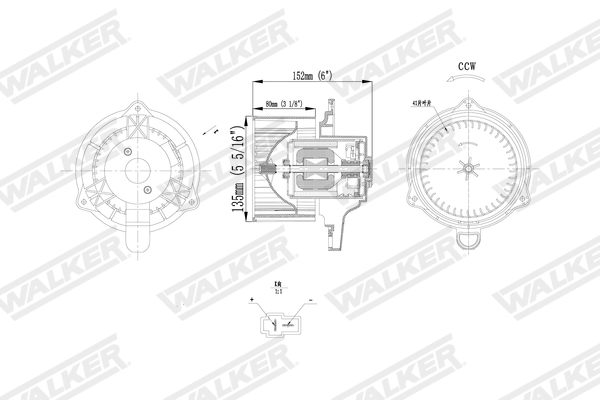 Walker Interieurventilatie WBL01464