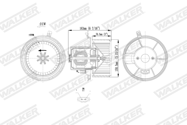 Walker Interieurventilatie WBL01465