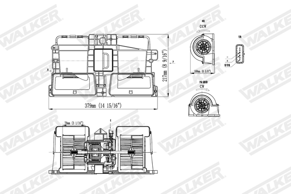 Walker Interieurventilatie WBL01466