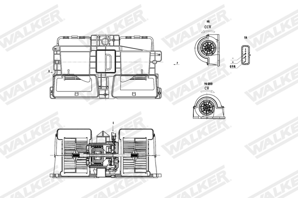 Walker Interieurventilatie WBL01466