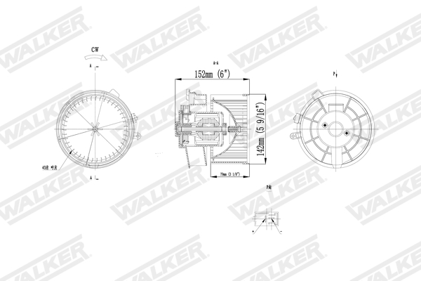 Walker Interieurventilatie WBL01467
