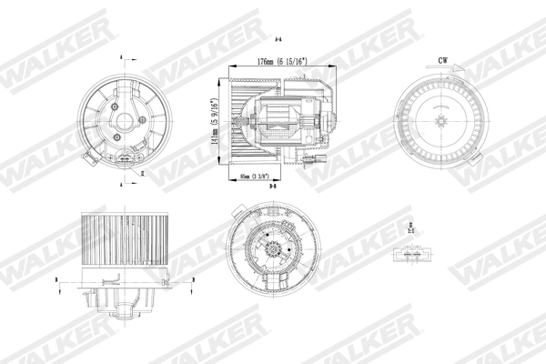 Walker Interieurventilatie WBL01469