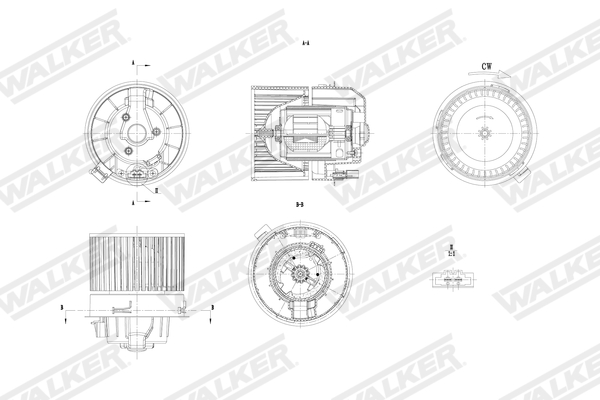 Walker Interieurventilatie WBL01469