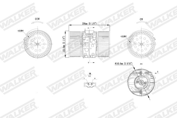 Walker Interieurventilatie WBL01470