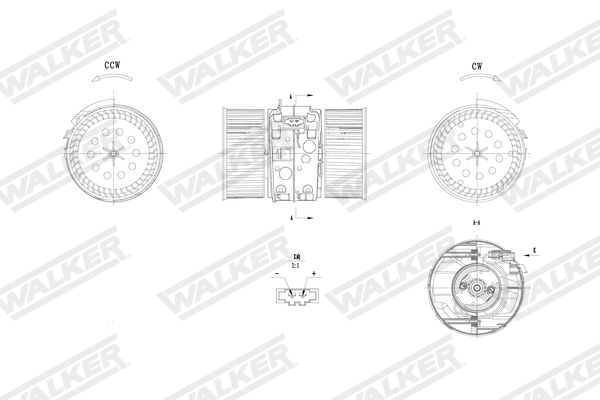 Walker Interieurventilatie WBL01470
