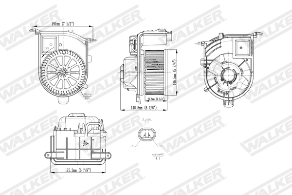 Walker Interieurventilatie WBL01472