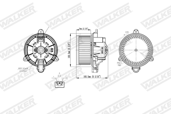 Walker Interieurventilatie WBL01475