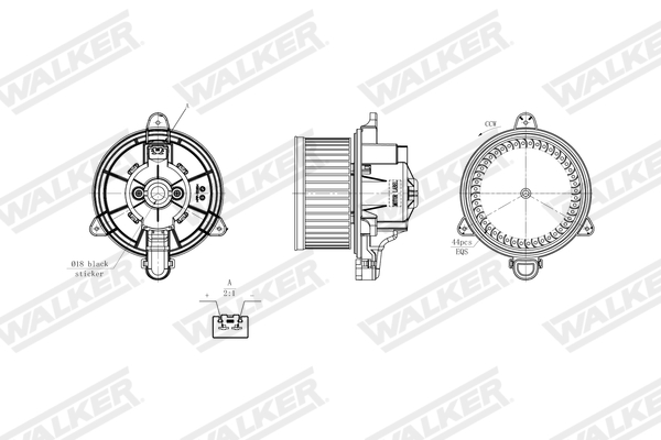 Walker Interieurventilatie WBL01475