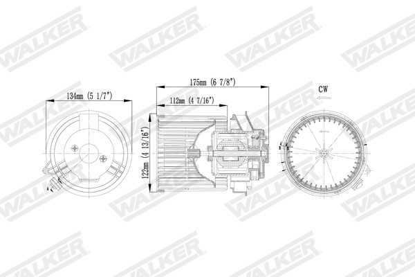 Walker Interieurventilatie WBL01478