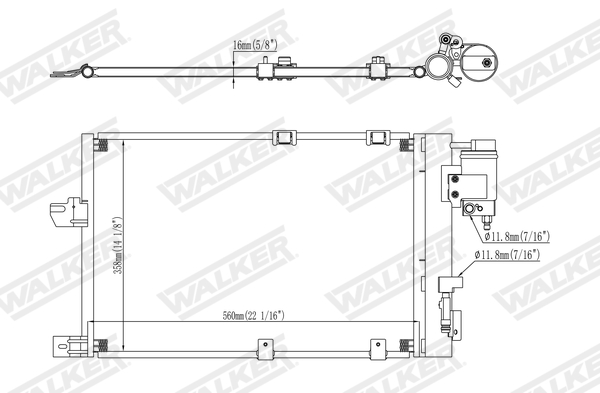 Walker Condensor, airconditioning WCD00002