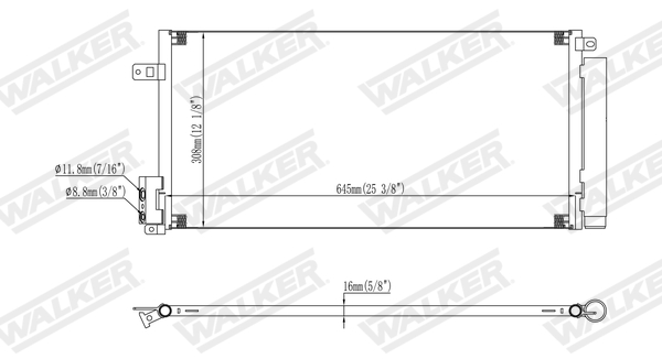 Walker Condensor, airconditioning WCD00003