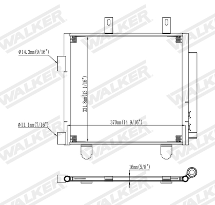 Walker Condensor, airconditioning WCD00004