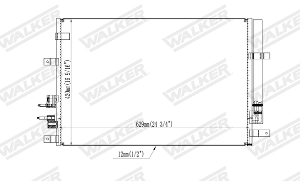 Walker Condensor, airconditioning WCD00005