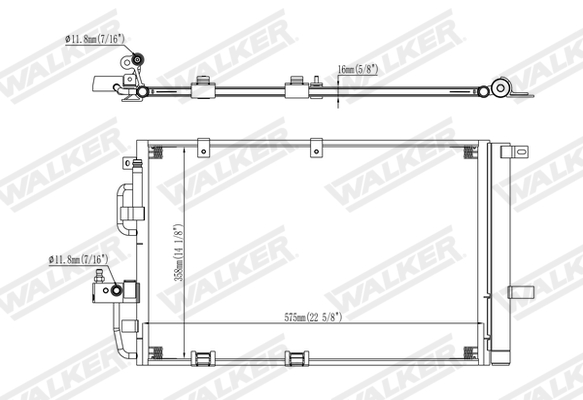 Walker Condensor, airconditioning WCD00006