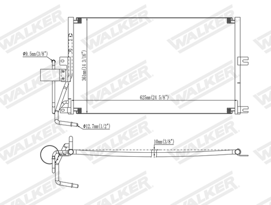 Walker Condensor, airconditioning WCD00007