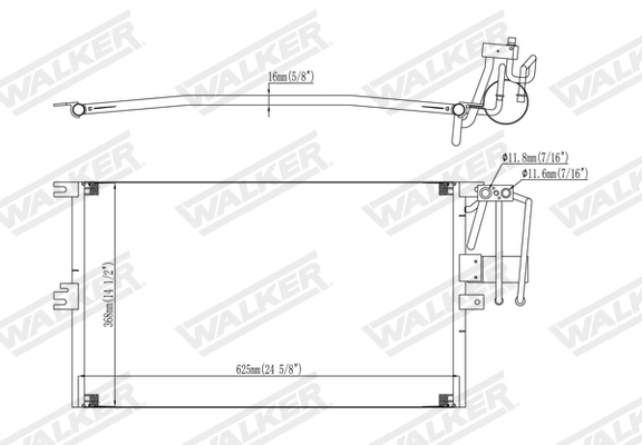 Walker Condensor, airconditioning WCD00008