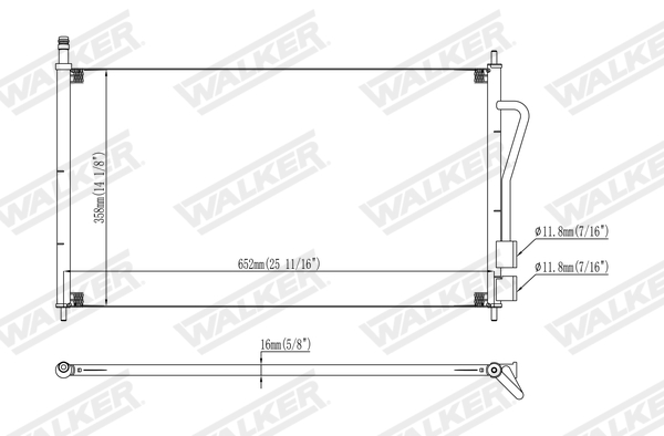 Walker Condensor, airconditioning WCD00009