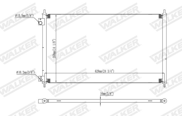 Walker Condensor, airconditioning WCD00010
