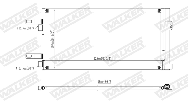 Walker Condensor, airconditioning WCD00018
