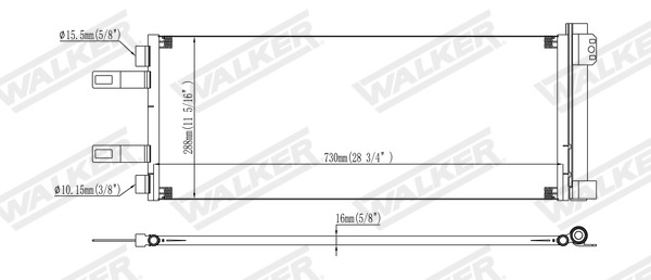 Walker Condensor, airconditioning WCD00019