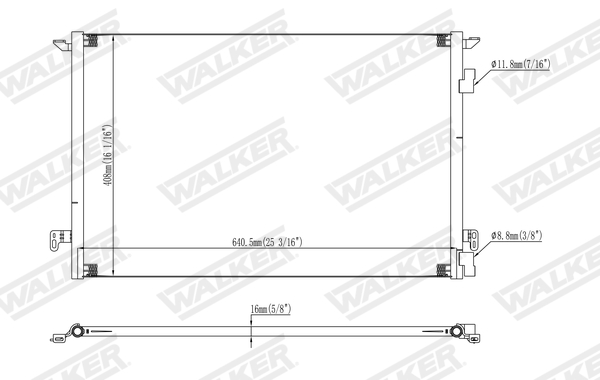 Walker Condensor, airconditioning WCD00020