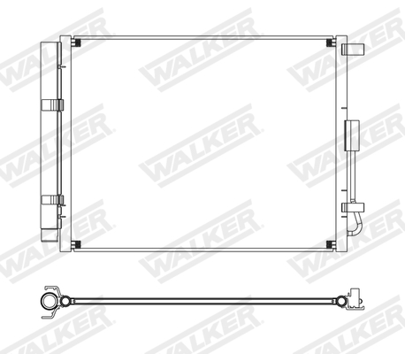 Walker Condensor, airconditioning WCD00022