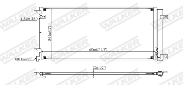 Walker Condensor, airconditioning WCD00023