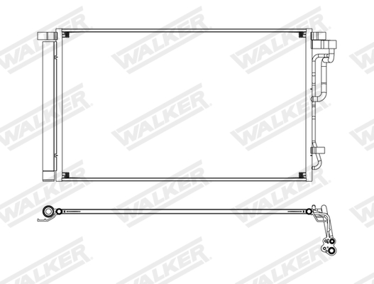 Walker Condensor, airconditioning WCD00028