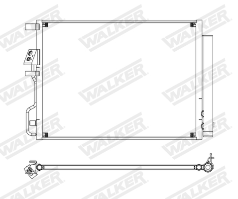 Walker Condensor, airconditioning WCD00030