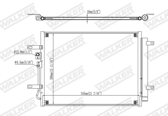 Walker Condensor, airconditioning WCD00047