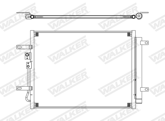 Walker Condensor, airconditioning WCD00047