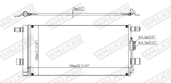 Walker Condensor, airconditioning WCD00050