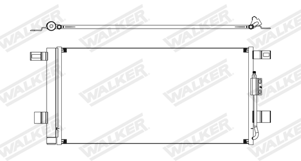 Walker Condensor, airconditioning WCD00050