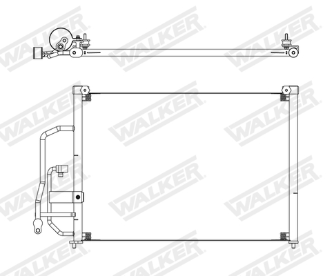 Walker Condensor, airconditioning WCD00064