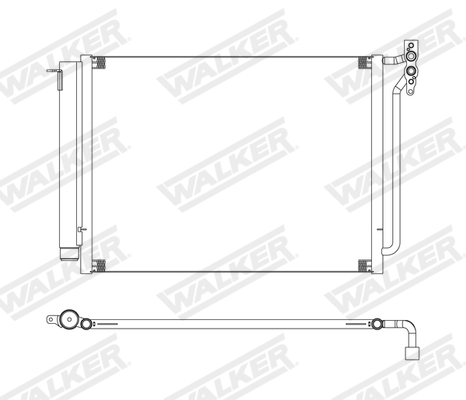 Walker Condensor, airconditioning WCD00074