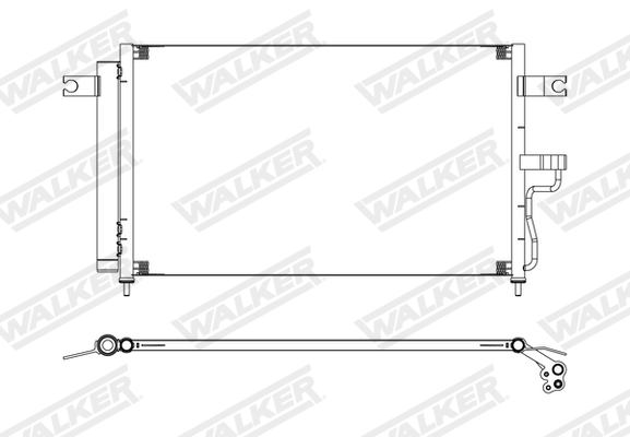 Walker Condensor, airconditioning WCD00077