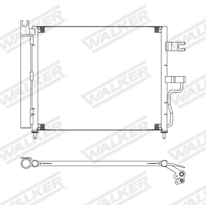 Walker Condensor, airconditioning WCD00078
