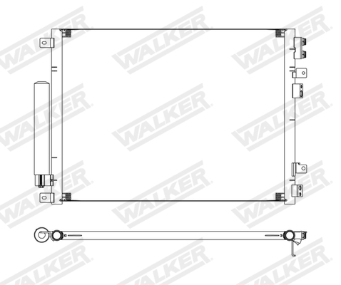 Walker Condensor, airconditioning WCD00084